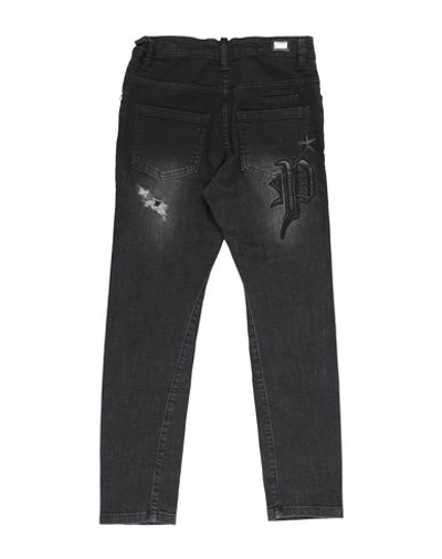 Philipp Plein Denim Pants In Black