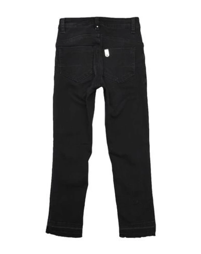 Shop Liu •jo Denim Pants In Black
