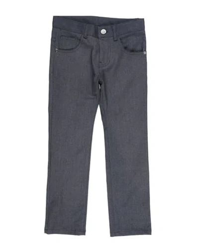 Shop Trussardi Junior Denim Pants In Blue