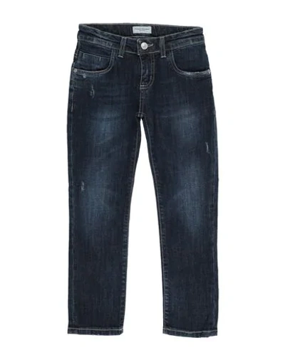 Shop Paolo Pecora Denim Pants In Blue