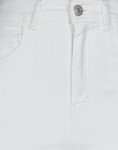 Shop Haikure Woman Denim Pants White Size 31 Cotton, Elastomultiester, Elastane