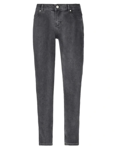 Shop Versace Jeans Couture Denim Pants In Black
