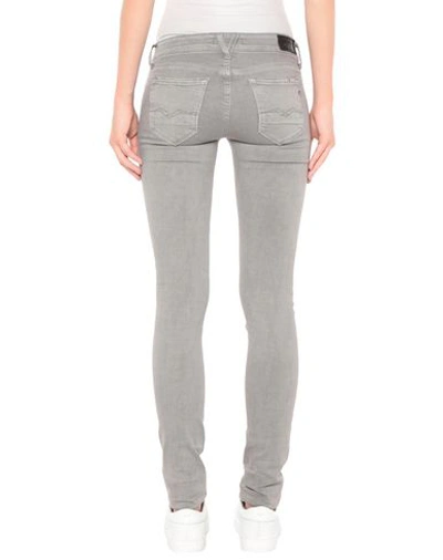 Shop Replay Denim Pants In Grey