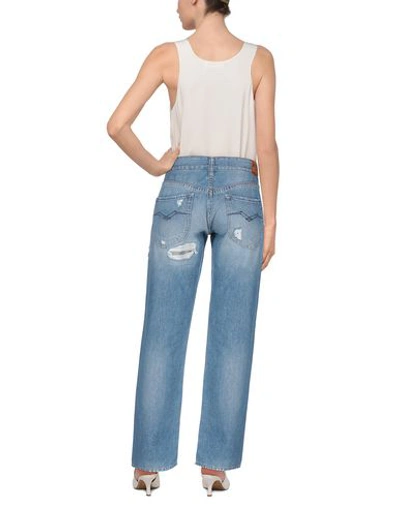 Shop Replay Denim Pants In Blue