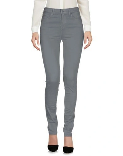 Shop Emporio Armani Woman Pants Grey Size 29 Cotton, Modal, Elastane