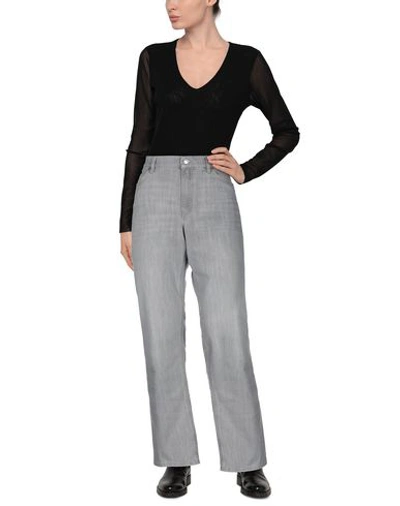 Shop Escada Sport Denim Pants In Grey