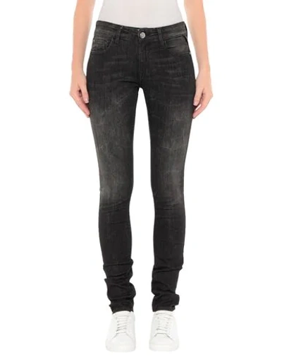 Shop Replay Denim Pants In Black