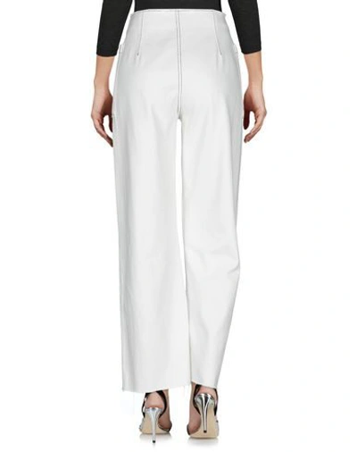 Shop Pinko Denim Pants In White