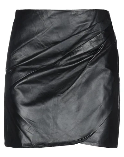 Shop Vanessa Bruno Mini Skirts In Black