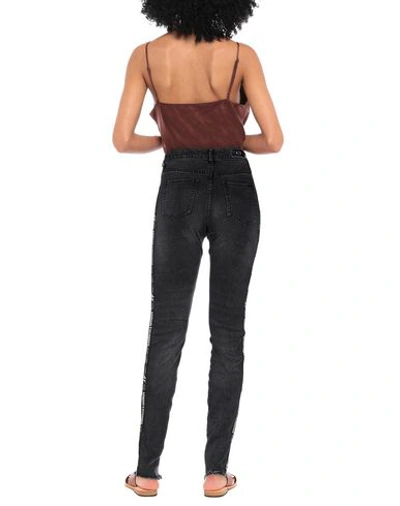Shop Armani Exchange Woman Denim Pants Black Size 25 Cotton, Polyester, Viscose, Elastane