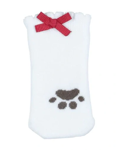 Shop Dolce & Gabbana Short Socks In White