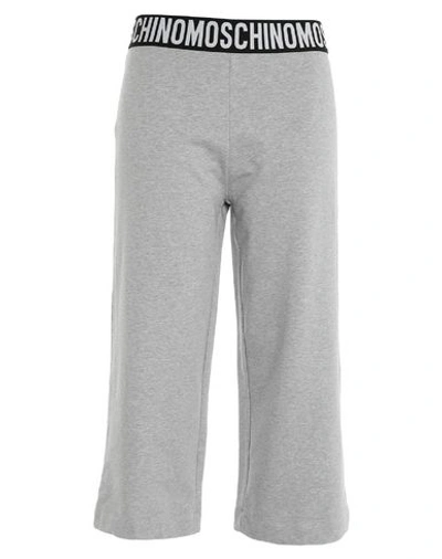 Shop Moschino Sleepwear In Light Grey