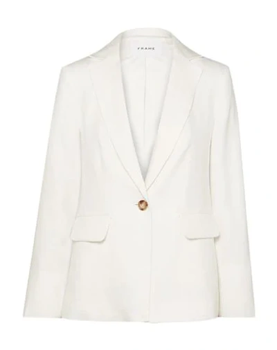 Shop Frame Suit Jackets In Ivory