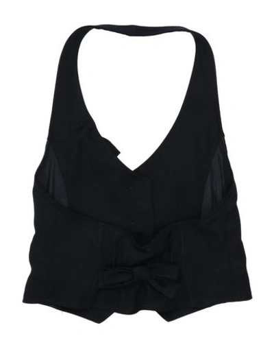 Shop Aletta Vests In Dark Blue