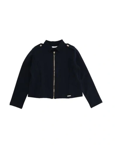 Shop Liu •jo Suit Jackets In Dark Blue