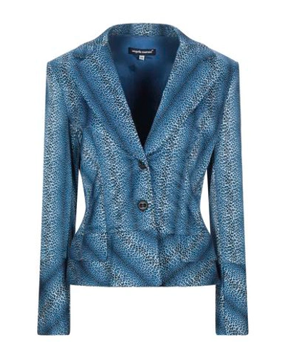 Shop Angelo Marani Suit Jackets In Blue