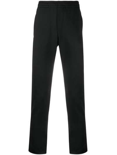Shop Valentino Vltn Back Pocket Logo Pants In Black