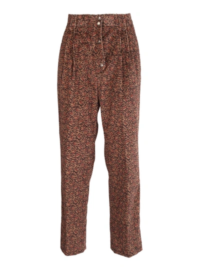 Shop Etro Brown Cotton Pants