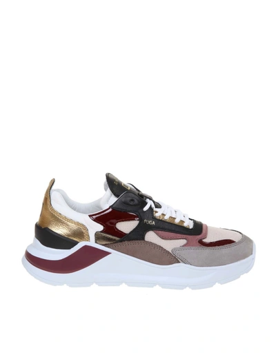 Shop D.a.t.e. Multicolor Leather Sneakers