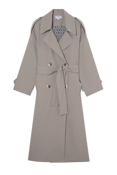Shop Musier Paris Trench Dorothee In Brown