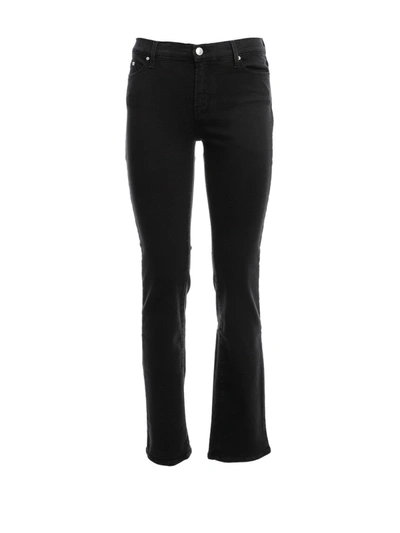 Shop Karl Lagerfeld Black Cotton Jeans