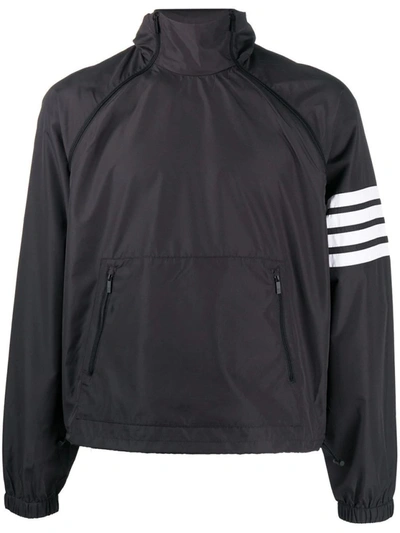 Shop Thom Browne Double Zip Anorak Jacket In Grey