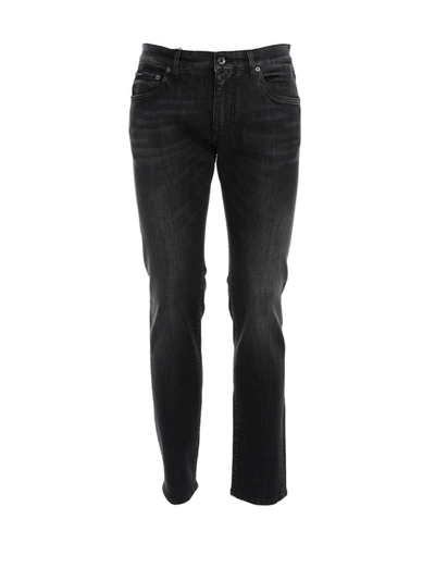 Shop Dolce & Gabbana Black Cotton Jeans