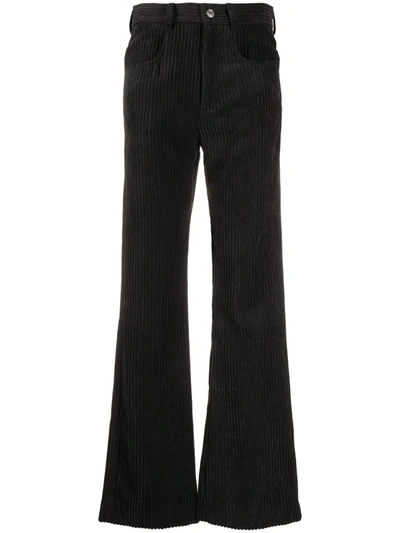 Shop Isabel Marant Étoile Delvira Corduroy Trousers In Black