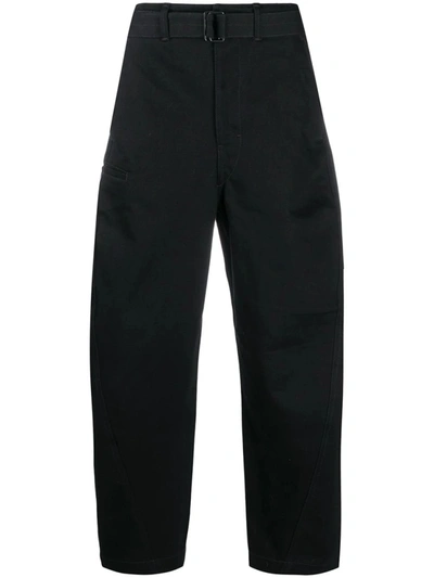 Shop Lemaire Balloon-leg Trousers In Black