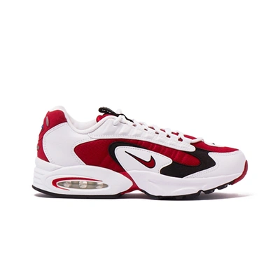Shop Nike Air Max Triax Sneakers In White Leather