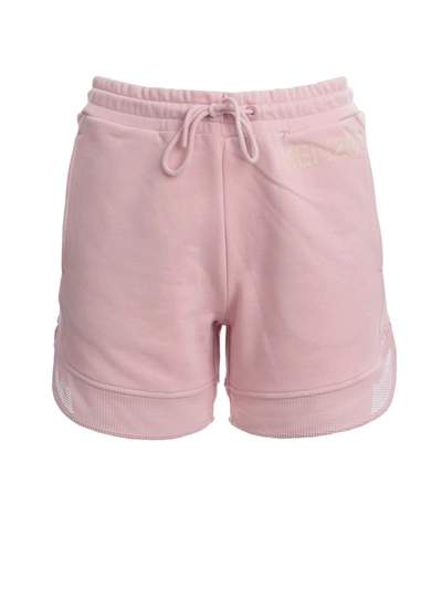 Shop Kenzo Pink Cotton Shorts