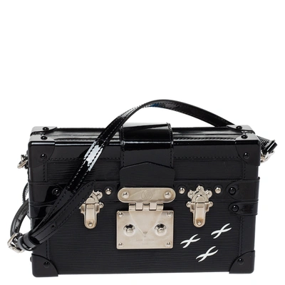 Pre-owned Louis Vuitton Black Epi Leather Petite Malle Clutch Bag