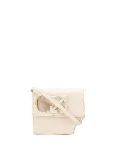 Shop Off-white 1.4 Jitney Holes Bag In Neutrals