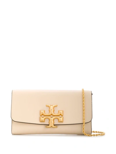 Shop Tory Burch Eleanor Clutch Bag In Neutrals