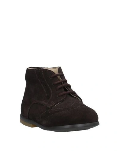 Shop Pèpè Boots In Dark Brown