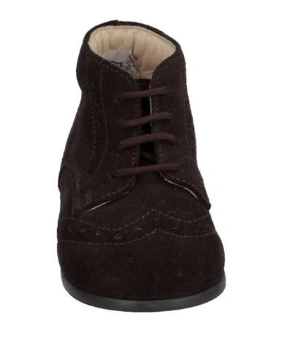 Shop Pèpè Boots In Dark Brown