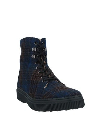 Tod's Ankle Boots In Blue