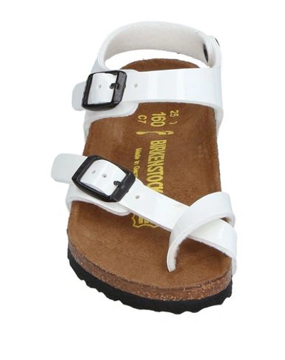 Shop Birkenstock Toddler Girl Thong Sandal White Size 8c Synthetic Fibers