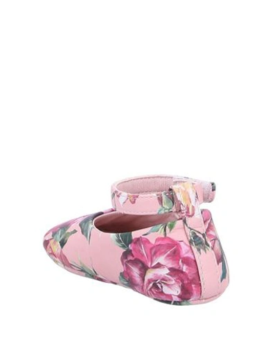 Shop Dolce & Gabbana Newborn Shoes In Pink