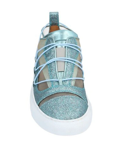 Shop Dsquared2 Sneakers In Turquoise