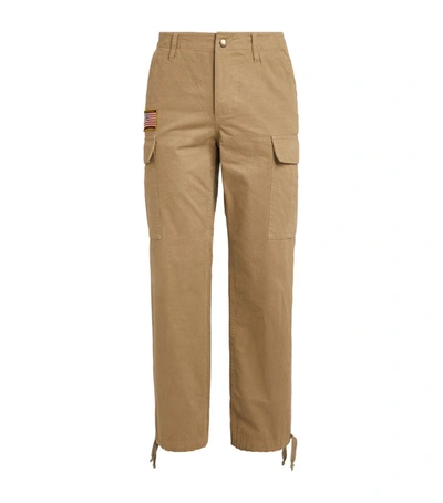 Shop Phipps Flag-embellished Cargo Trousers