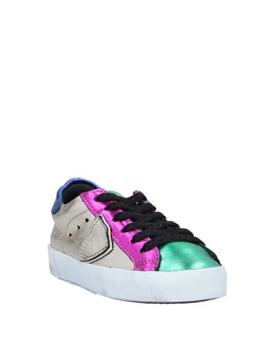 Philippe Model Sneakers In Emerald Green
