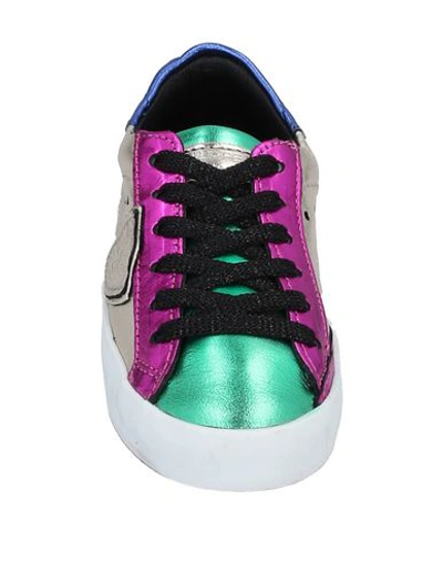 Philippe Model Sneakers In Emerald Green