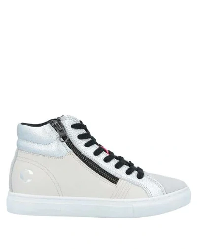 Shop Crime London Sneakers In Light Grey