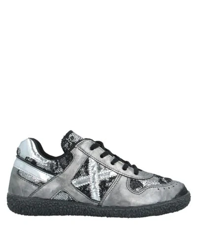 Shop Munich Sneakers In Silver