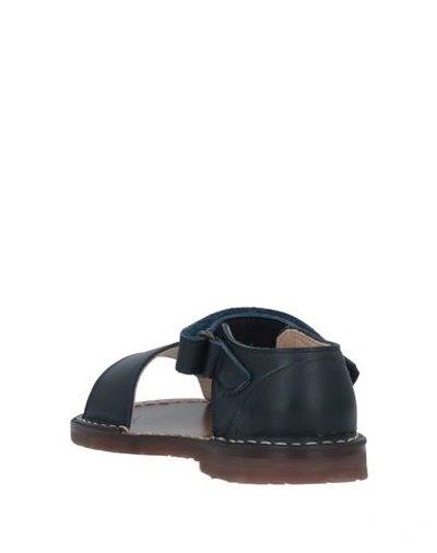 Shop Pèpè Sandals In Dark Blue