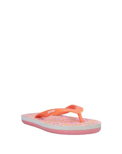 Shop Arena Toe Strap Sandals In Apricot