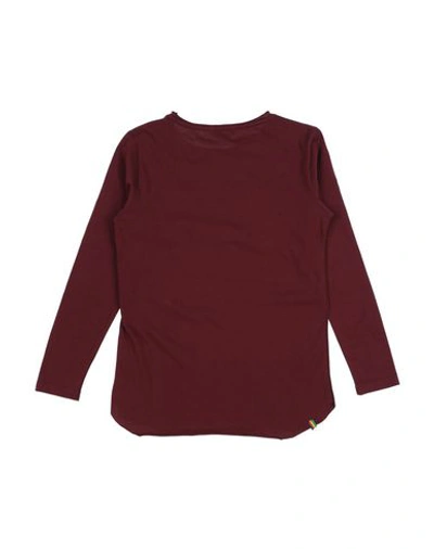 Shop Manuel Ritz Toddler Boy T-shirt Burgundy Size 4 Cotton, Elastane In Red