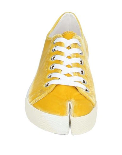 Shop Maison Margiela Sneakers In Yellow