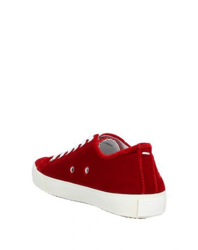 Shop Maison Margiela Sneakers In Red